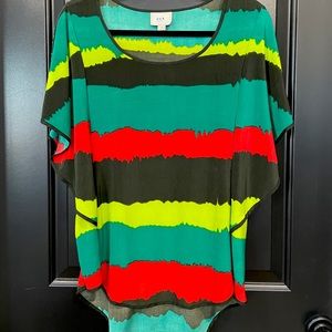 ECI Striped stretchy top